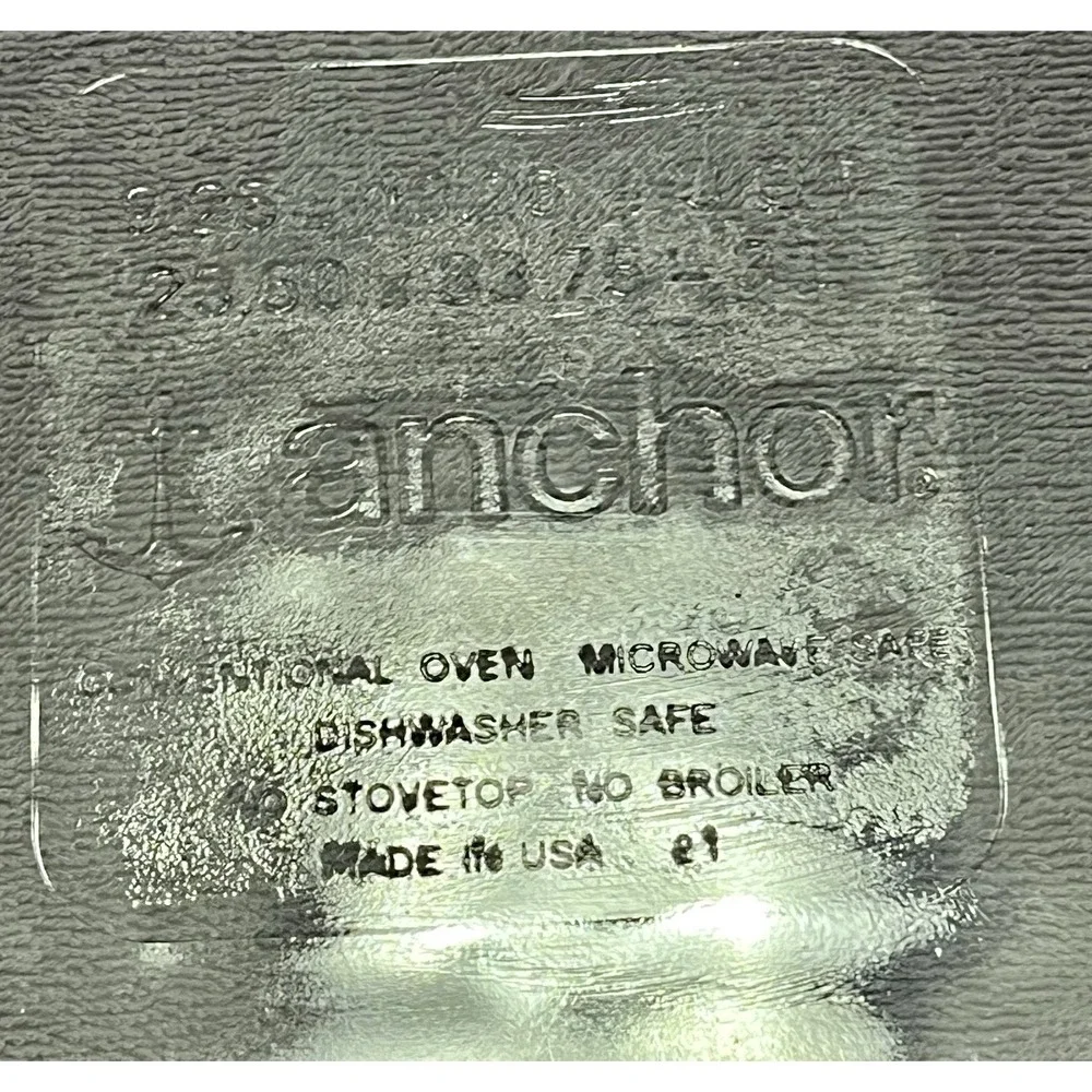 VTG Anchor Hocking 9.25